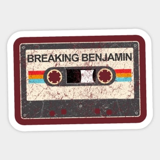 Breaking Benjamin kurniamarga vintage cassette tape Sticker